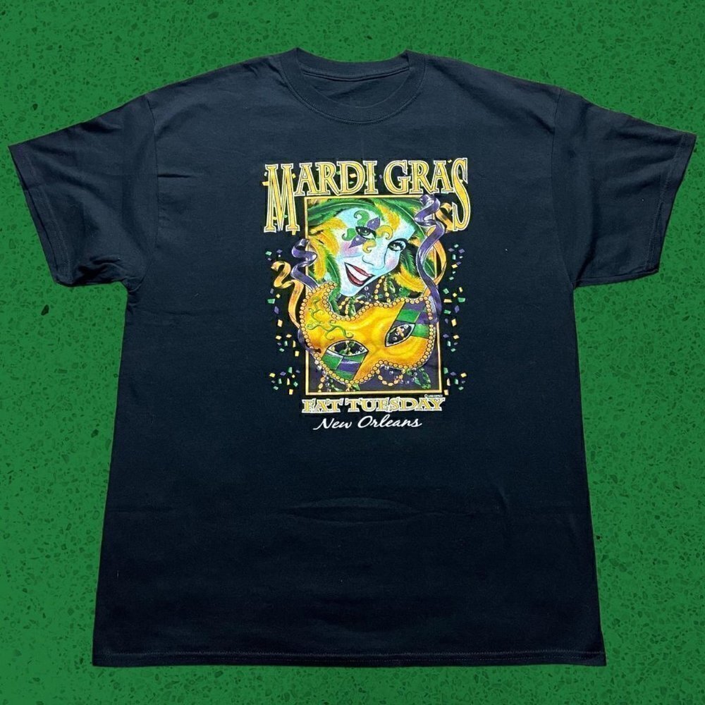 Y2K Mardi Gras New Orleans Louisiana USA Tourist Shirt